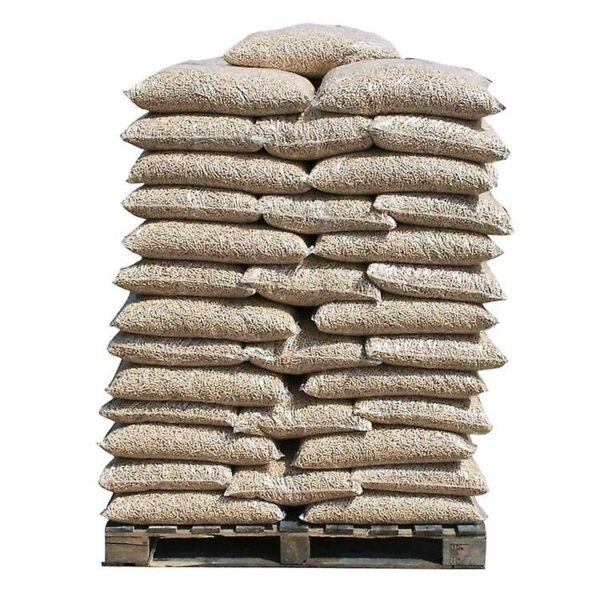 Pellets de madera de medio palet - 35 sacos - 525 kg